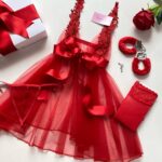 Conjunto de roupa íntima para a noiva